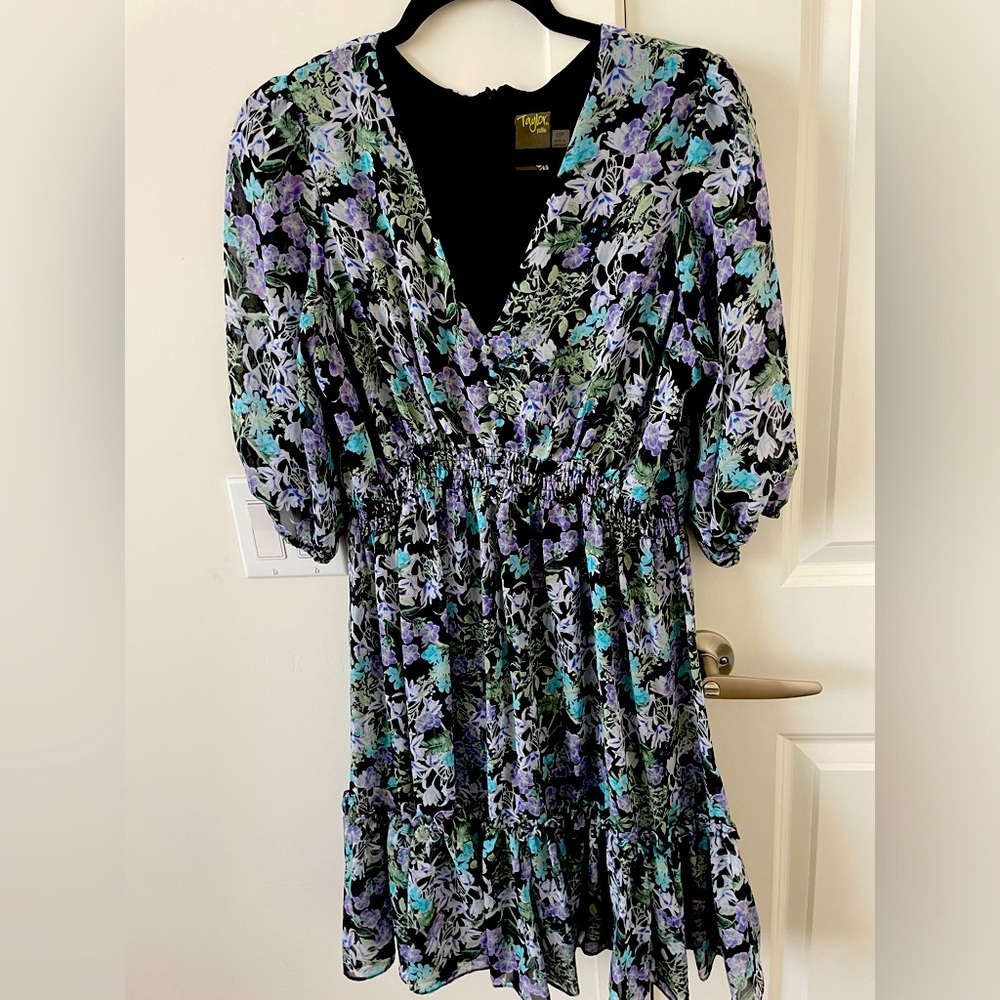 Taylor petite tea party dress